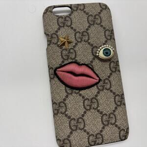 GUCCI GG iPhone 6 Case Embroidered Face